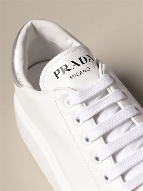 prada shoes sneakers white|prada high top sneakers.